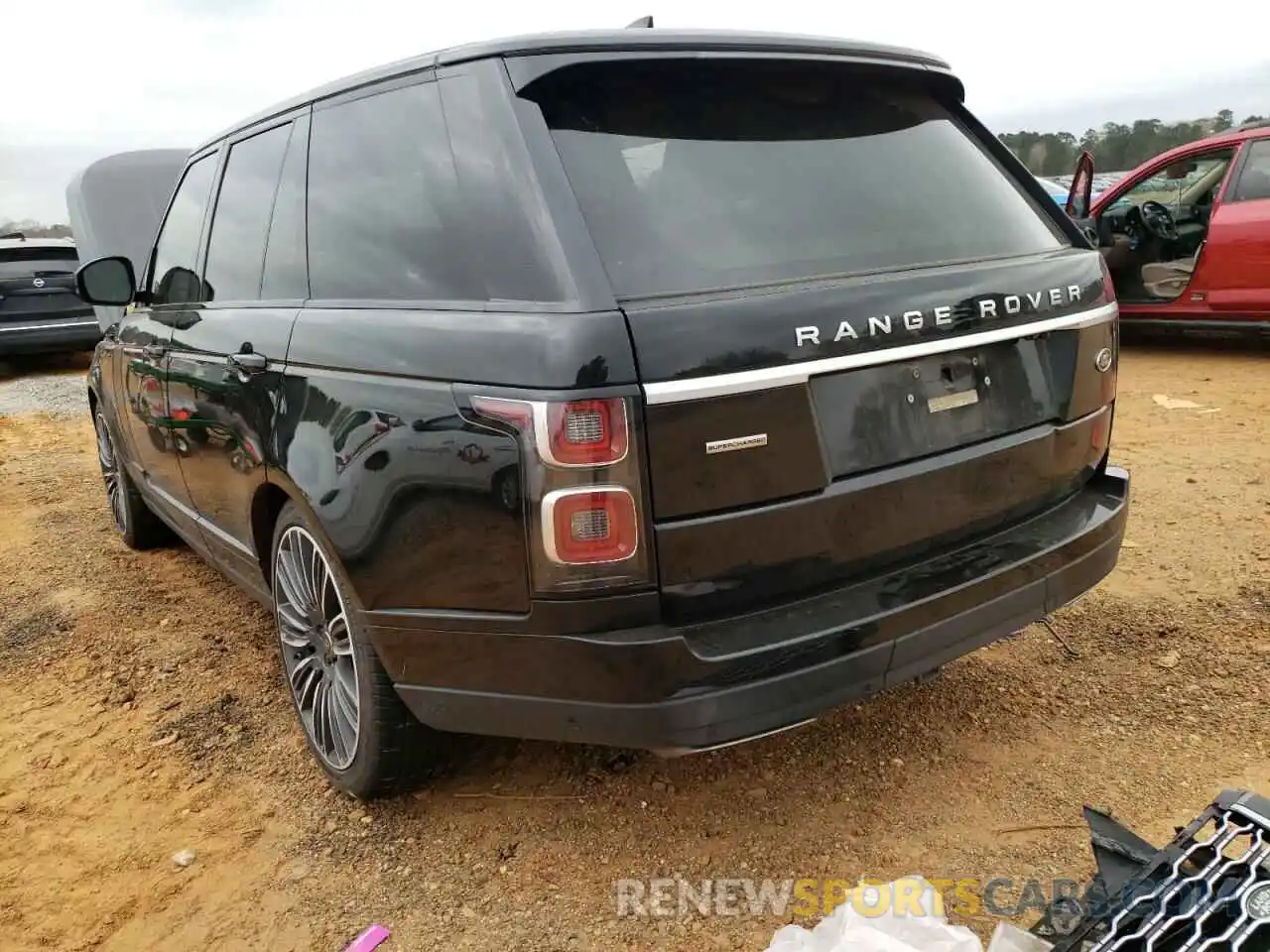 3 Фотография поврежденного автомобиля SALGS2RE9KA523610 LAND ROVER RANGEROVER 2019