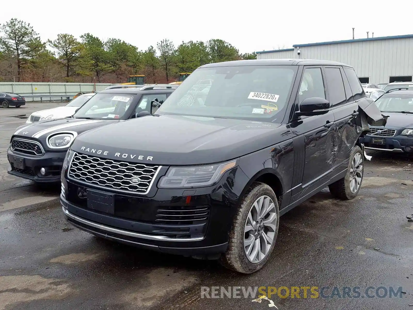 2 Фотография поврежденного автомобиля SALGS2RE9KA554937 LAND ROVER RANGEROVER 2019