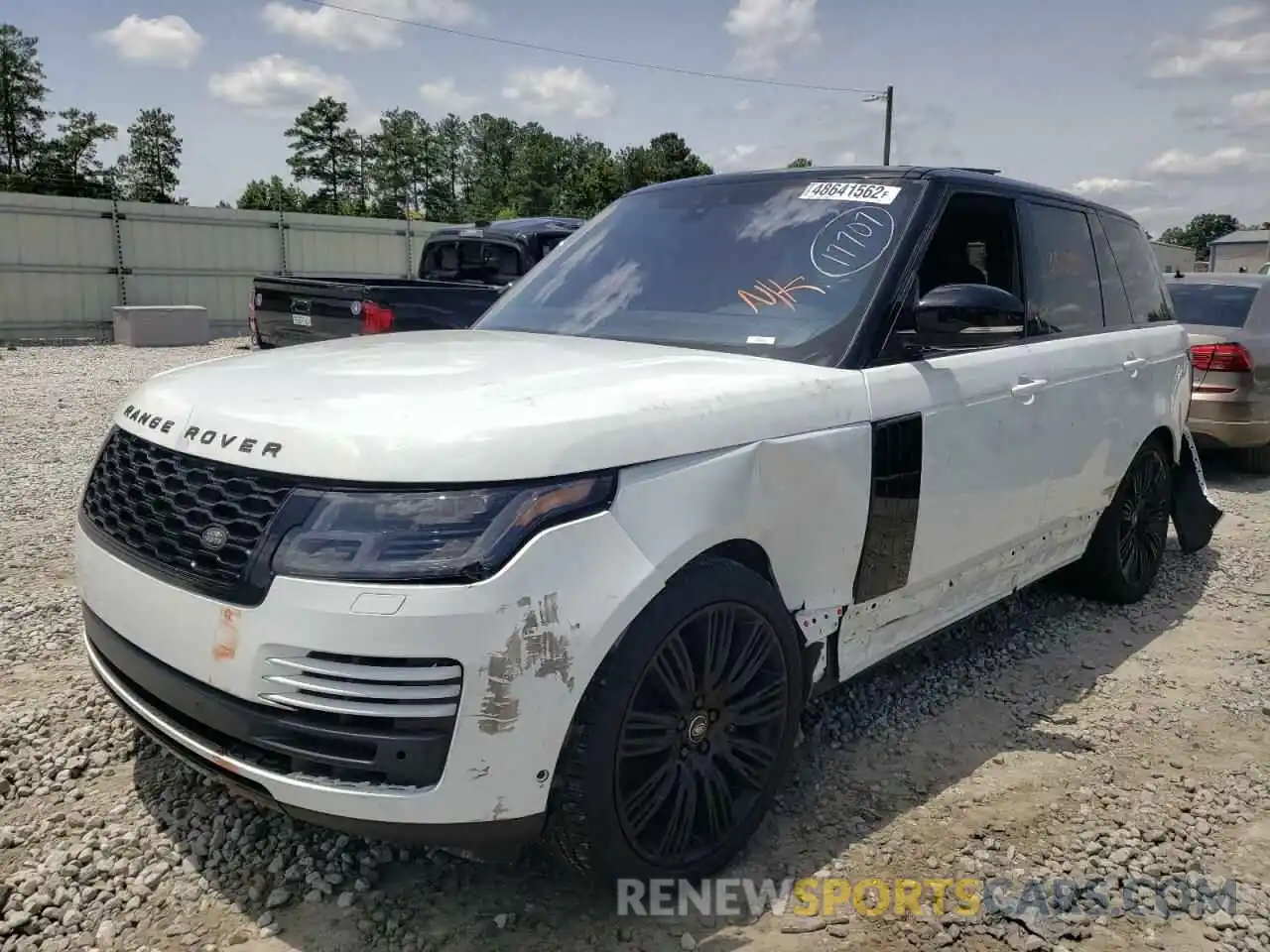 2 Фотография поврежденного автомобиля SALGS2REXKA523308 LAND ROVER RANGEROVER 2019