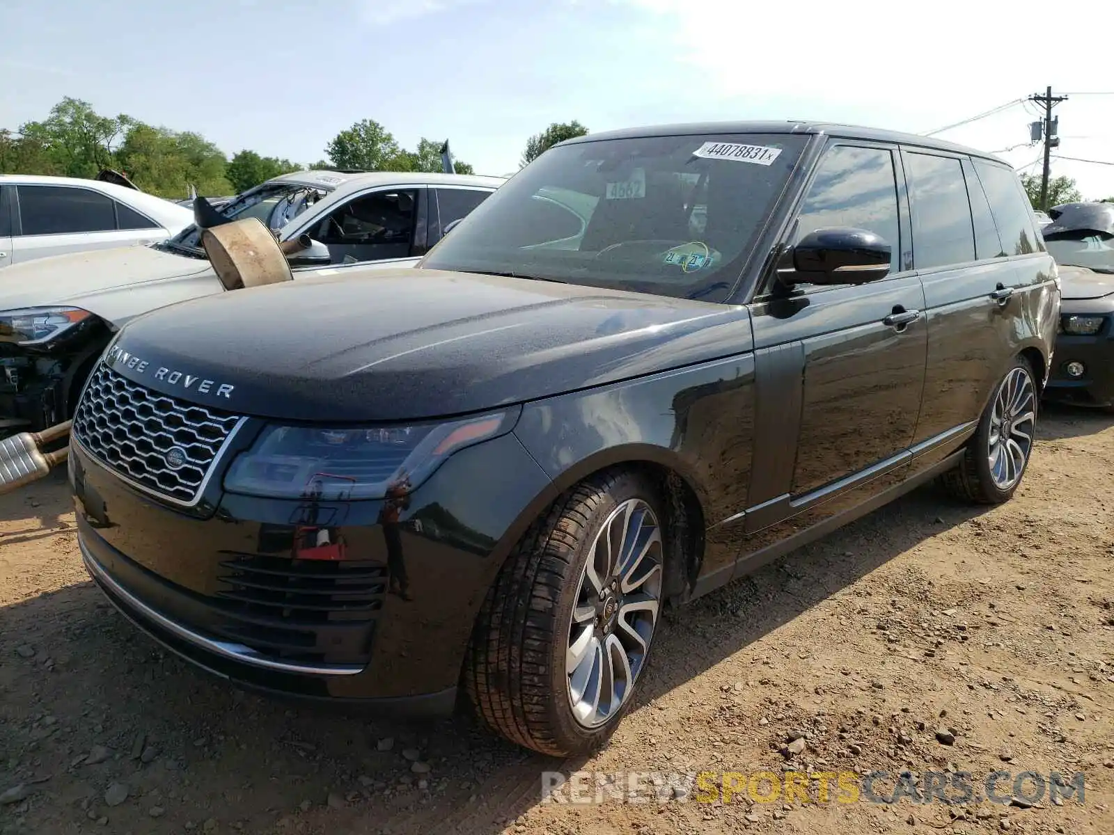 2 Фотография поврежденного автомобиля SALGS2REXKA538407 LAND ROVER RANGEROVER 2019