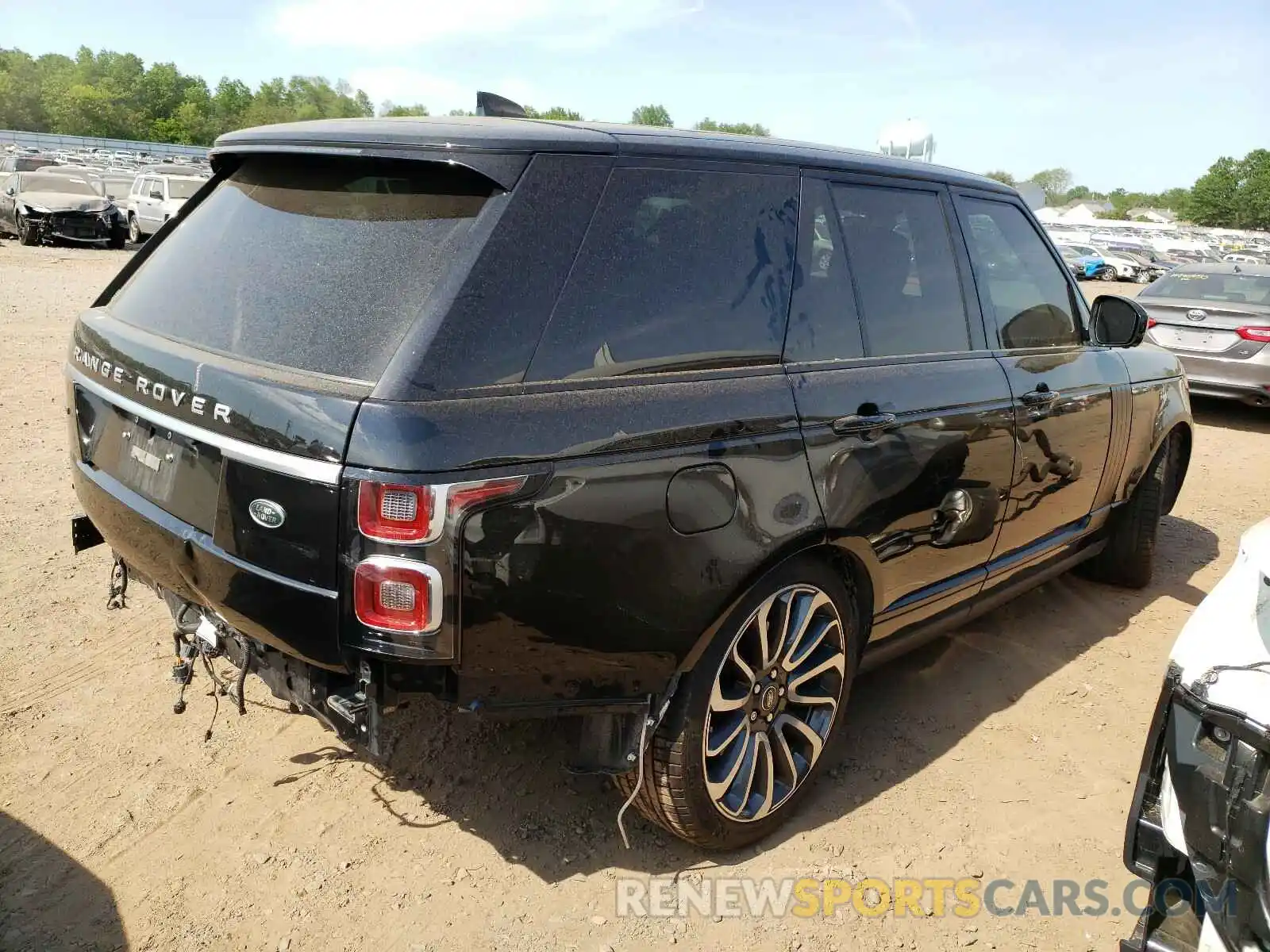 4 Фотография поврежденного автомобиля SALGS2REXKA538407 LAND ROVER RANGEROVER 2019