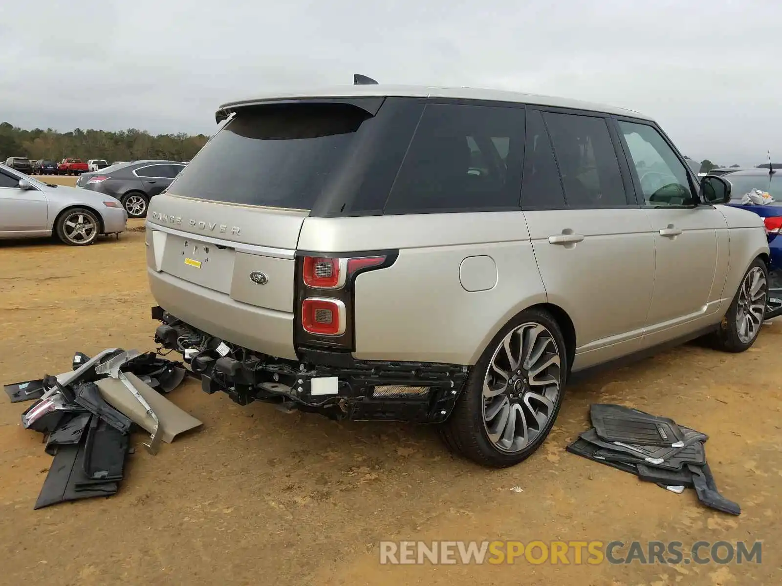 4 Фотография поврежденного автомобиля SALGS2REXKA545342 LAND ROVER RANGEROVER 2019