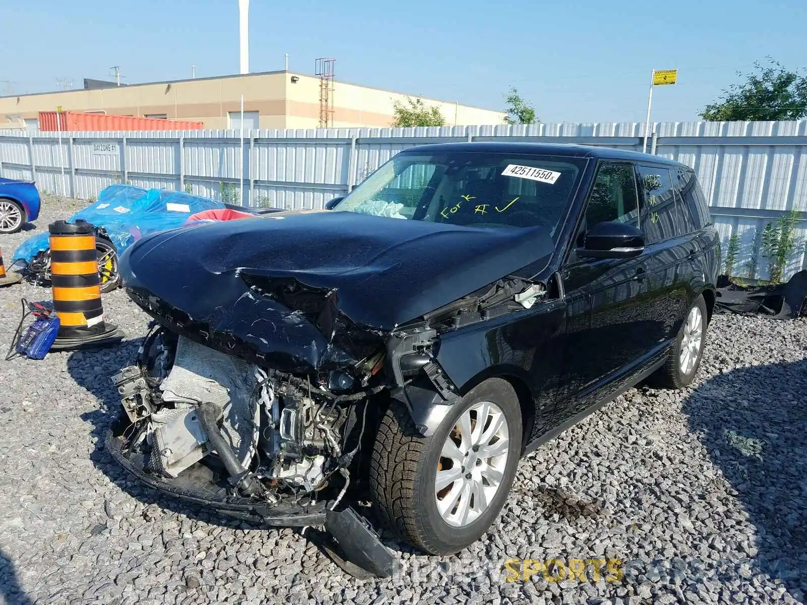 2 Photograph of a damaged car SALGS2RK2KA566451 LAND ROVER RANGEROVER 2019
