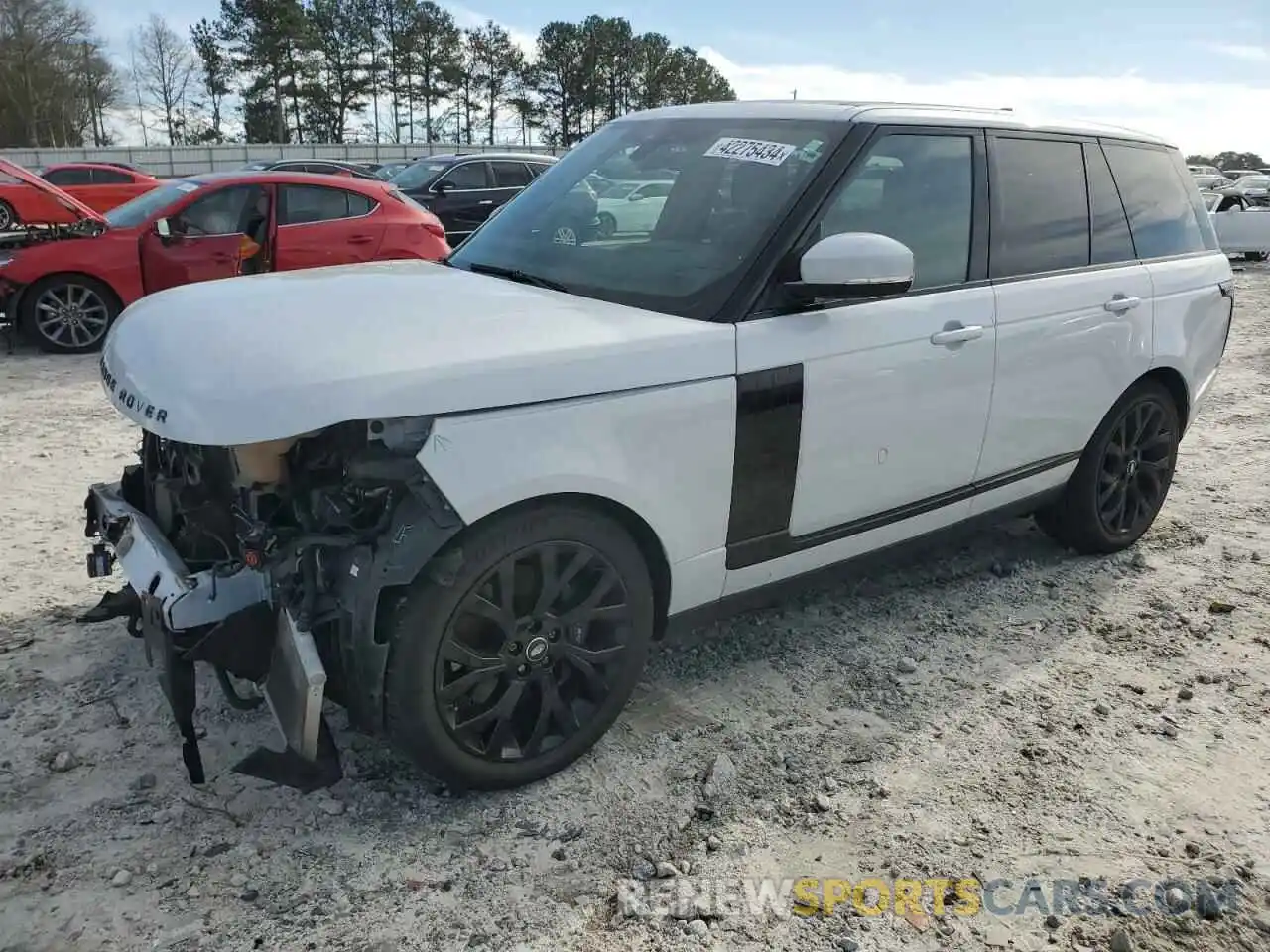 1 Фотография поврежденного автомобиля SALGS2SV0KA543416 LAND ROVER RANGEROVER 2019