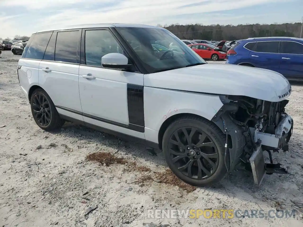 4 Фотография поврежденного автомобиля SALGS2SV0KA543416 LAND ROVER RANGEROVER 2019