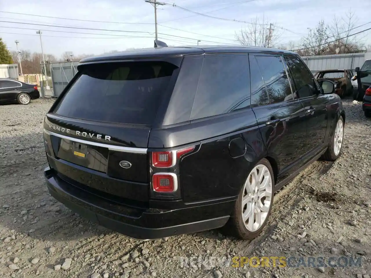 4 Фотография поврежденного автомобиля SALGS2SV1KA550651 LAND ROVER RANGEROVER 2019