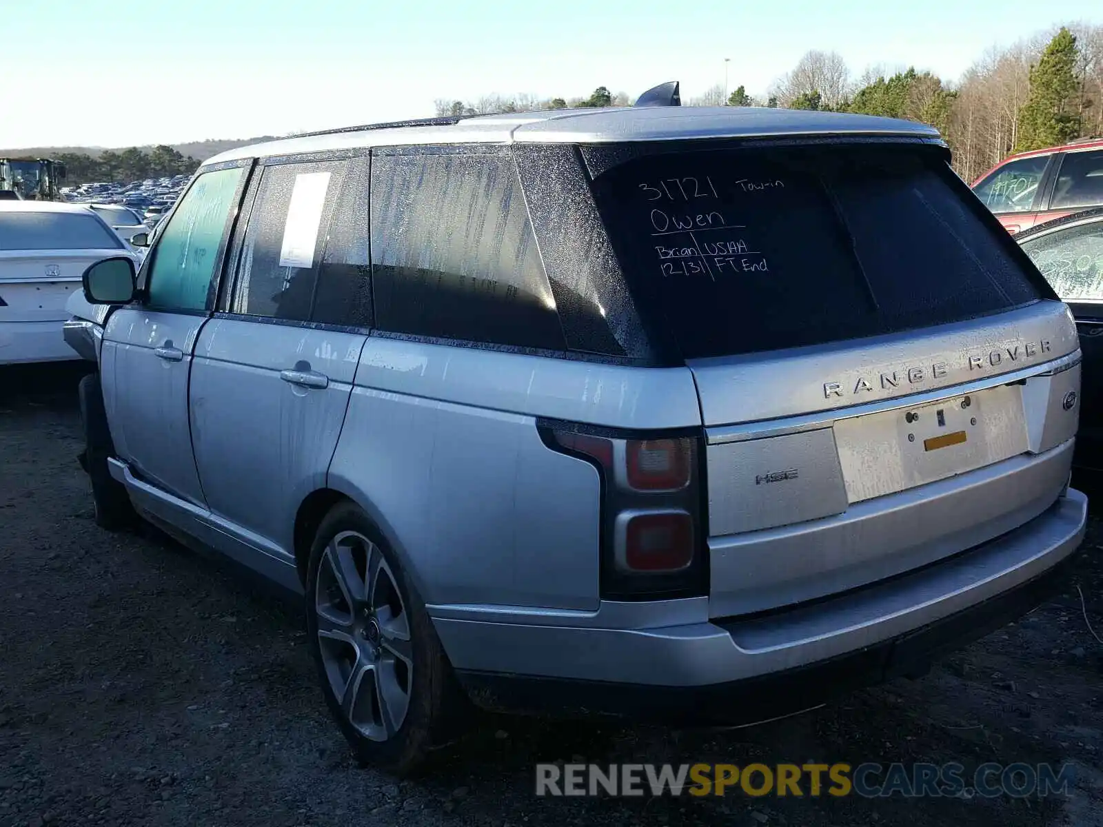 3 Photograph of a damaged car SALGS2SV2KA542915 LAND ROVER RANGEROVER 2019