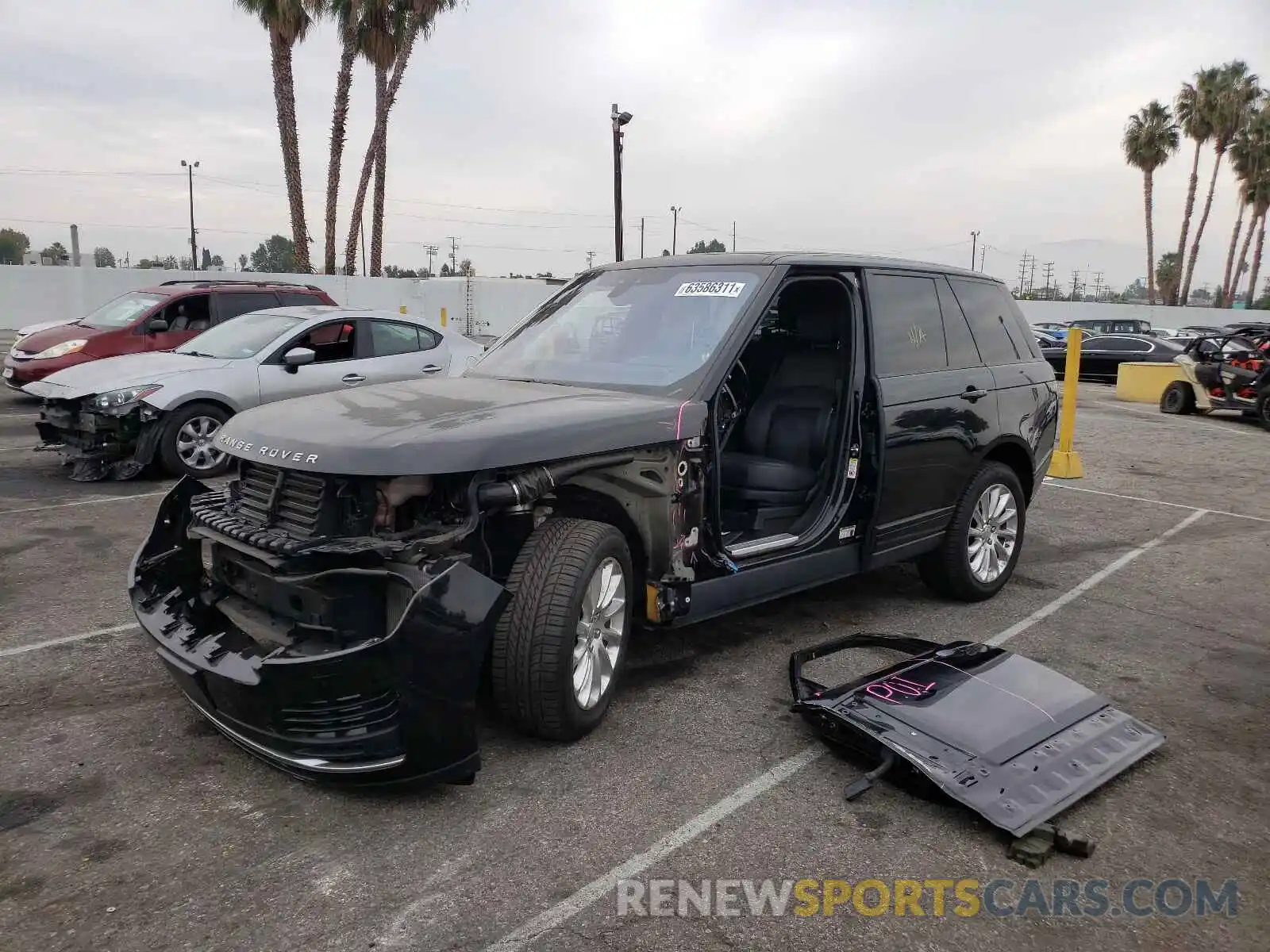 2 Photograph of a damaged car SALGS2SV3KA530174 LAND ROVER RANGEROVER 2019