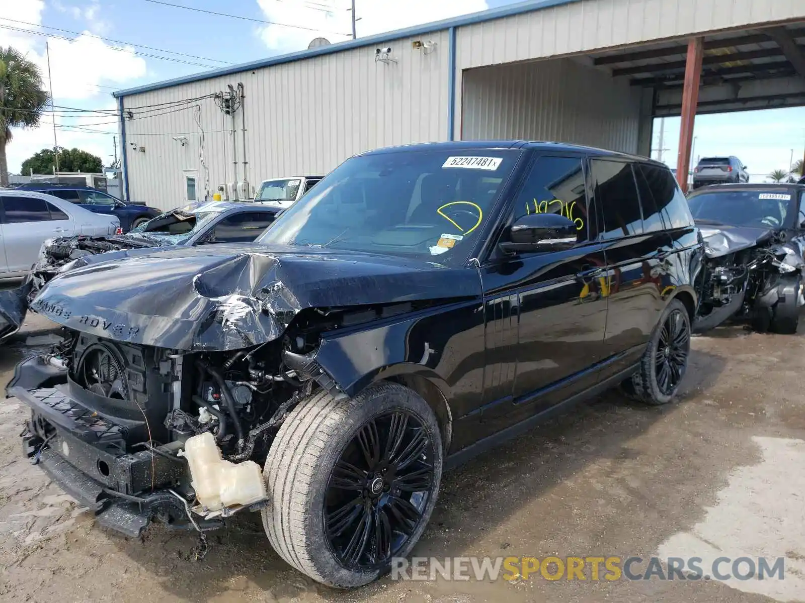 2 Photograph of a damaged car SALGS2SV3KA535519 LAND ROVER RANGEROVER 2019