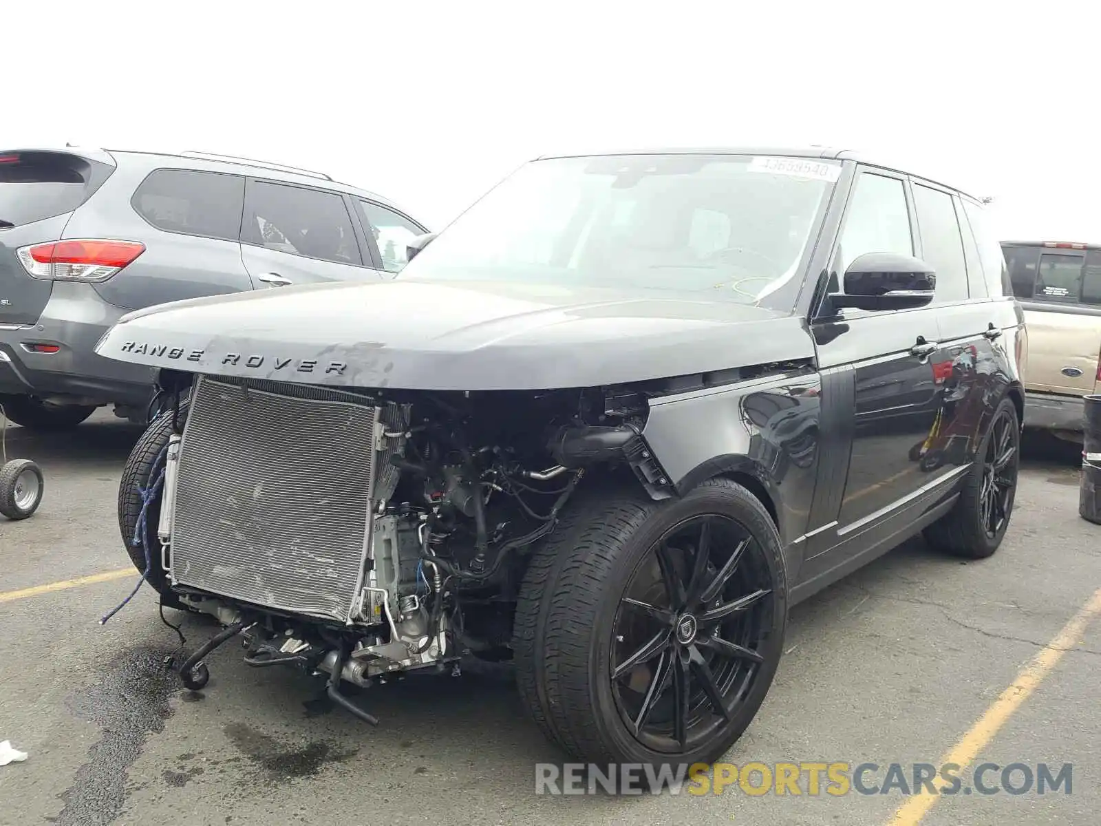 2 Фотография поврежденного автомобиля SALGS2SV3KA542289 LAND ROVER RANGEROVER 2019