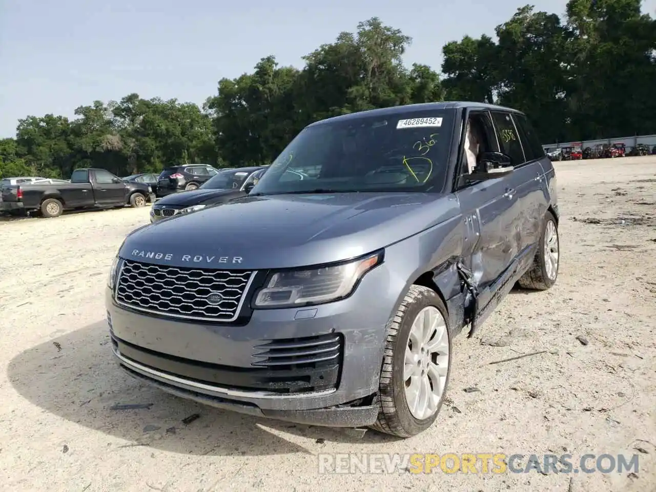 2 Фотография поврежденного автомобиля SALGS2SV3KA544446 LAND ROVER RANGEROVER 2019