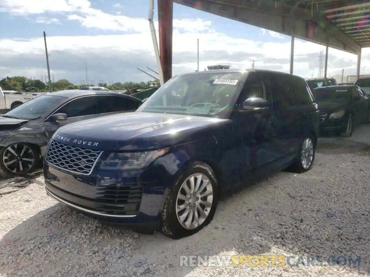 2 Фотография поврежденного автомобиля SALGS2SV3KA550392 LAND ROVER RANGEROVER 2019