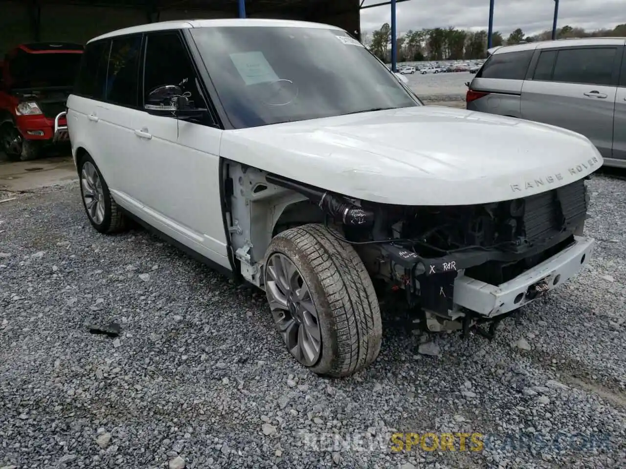 1 Photograph of a damaged car SALGS2SV3KA552689 LAND ROVER RANGEROVER 2019