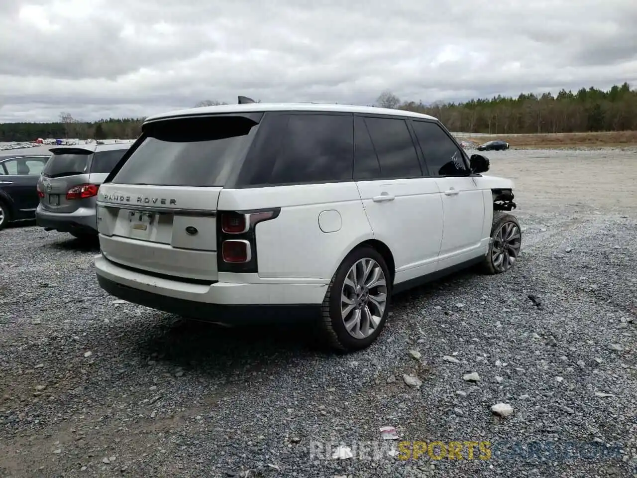 4 Фотография поврежденного автомобиля SALGS2SV3KA552689 LAND ROVER RANGEROVER 2019