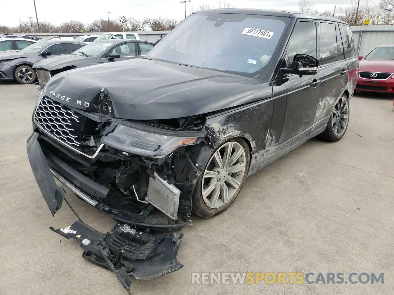 2 Photograph of a damaged car SALGS2SV3KA556581 LAND ROVER RANGEROVER 2019