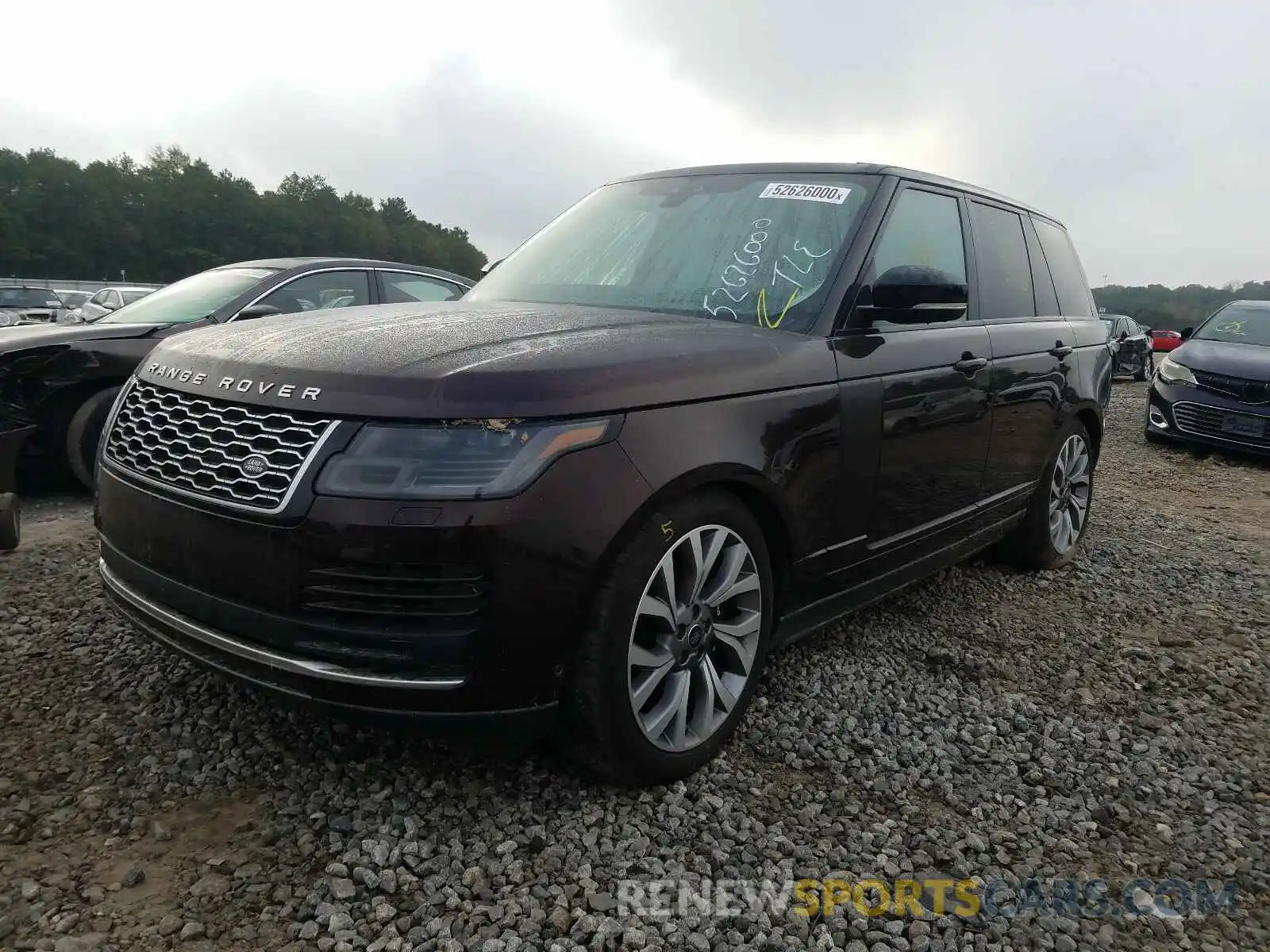 2 Фотография поврежденного автомобиля SALGS2SV3KA557150 LAND ROVER RANGEROVER 2019