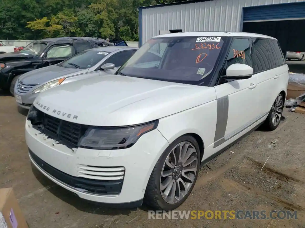 2 Photograph of a damaged car SALGS2SV4KA532936 LAND ROVER RANGEROVER 2019