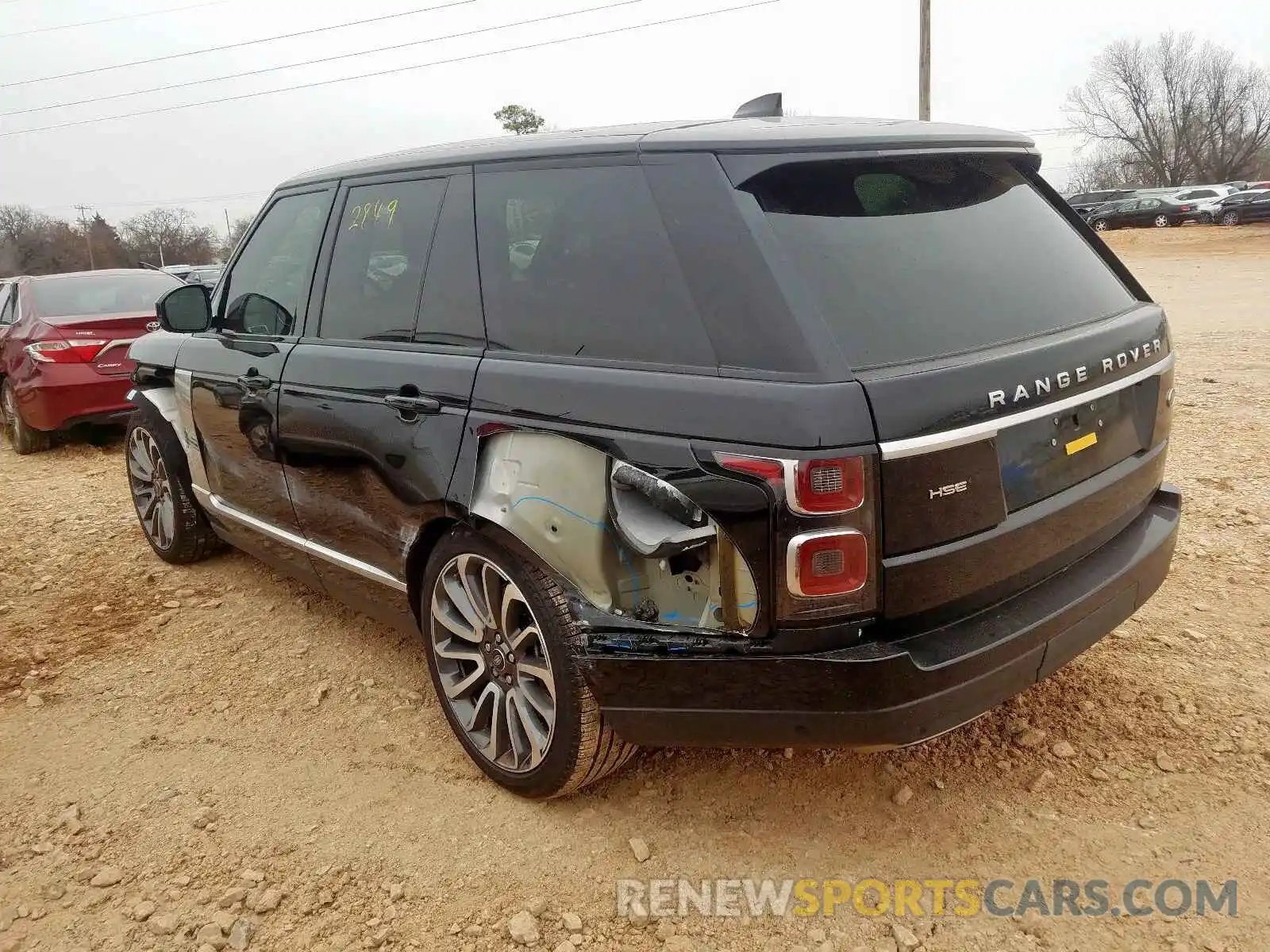 3 Фотография поврежденного автомобиля SALGS2SV4KA543449 LAND ROVER RANGEROVER 2019