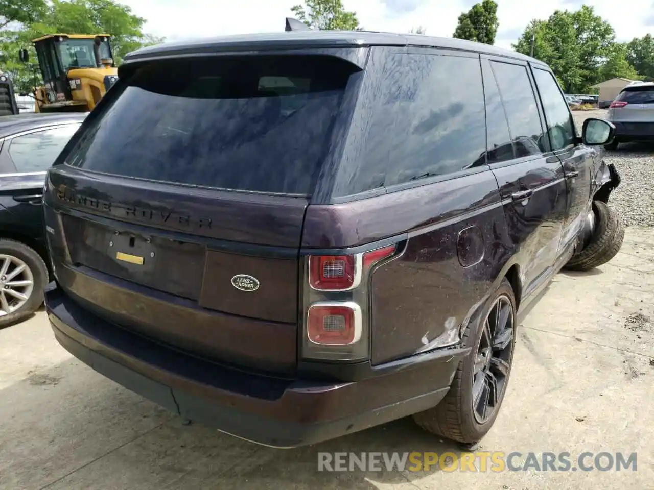 4 Фотография поврежденного автомобиля SALGS2SV4KA554824 LAND ROVER RANGEROVER 2019