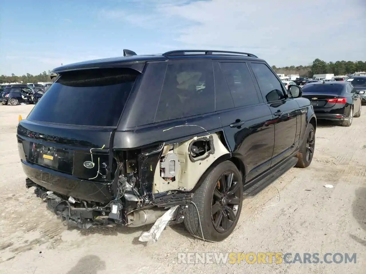 4 Фотография поврежденного автомобиля SALGS2SV5KA520939 LAND ROVER RANGEROVER 2019