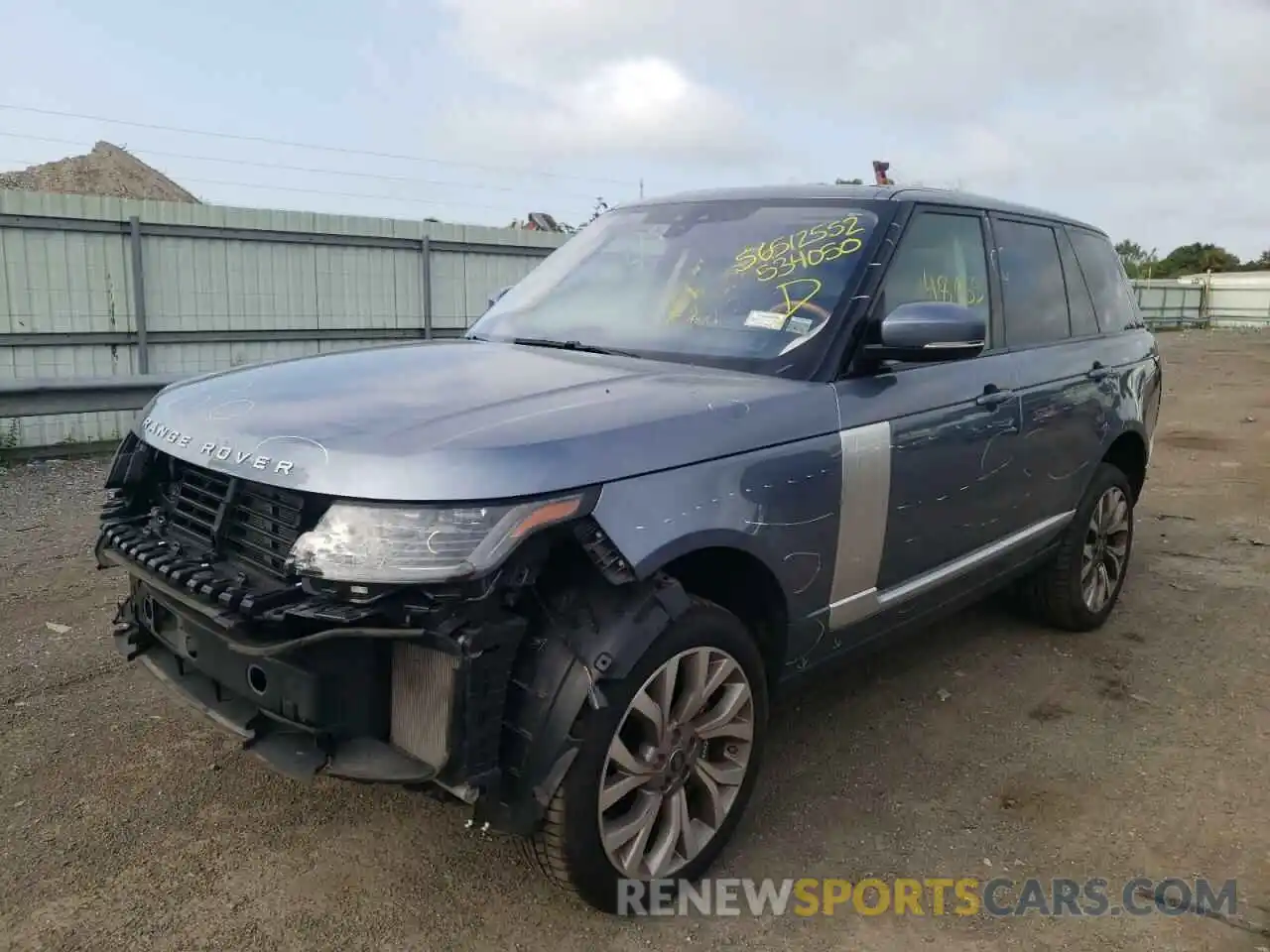 2 Photograph of a damaged car SALGS2SV5KA534050 LAND ROVER RANGEROVER 2019