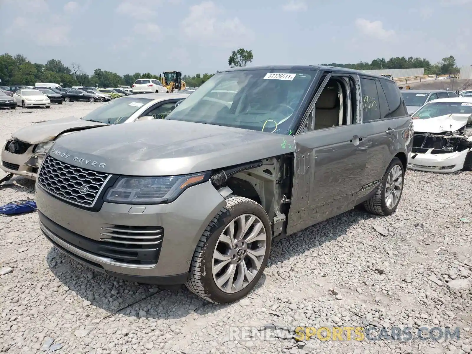 2 Photograph of a damaged car SALGS2SV5KA567033 LAND ROVER RANGEROVER 2019