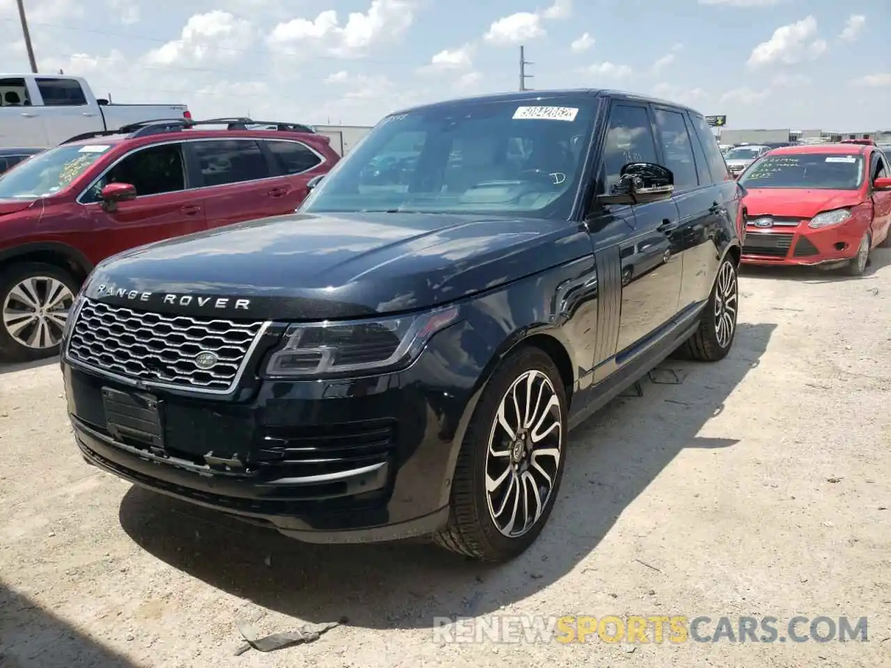 2 Фотография поврежденного автомобиля SALGS2SV6KA533442 LAND ROVER RANGEROVER 2019