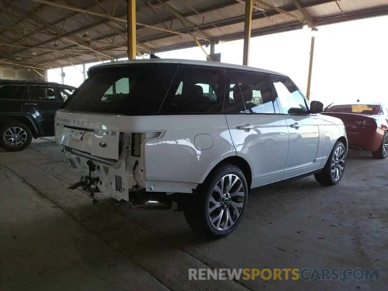 4 Фотография поврежденного автомобиля SALGS2SV6KA566795 LAND ROVER RANGEROVER 2019