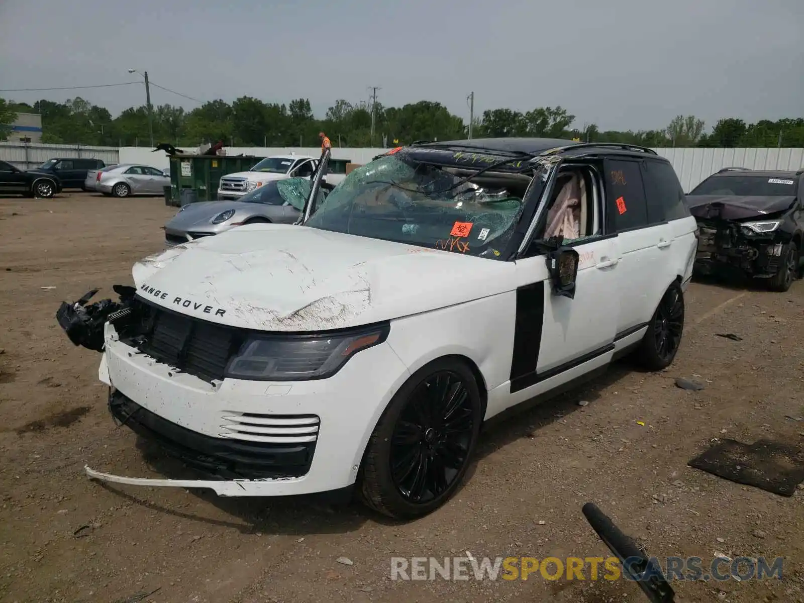 2 Фотография поврежденного автомобиля SALGS2SV7KA517914 LAND ROVER RANGEROVER 2019