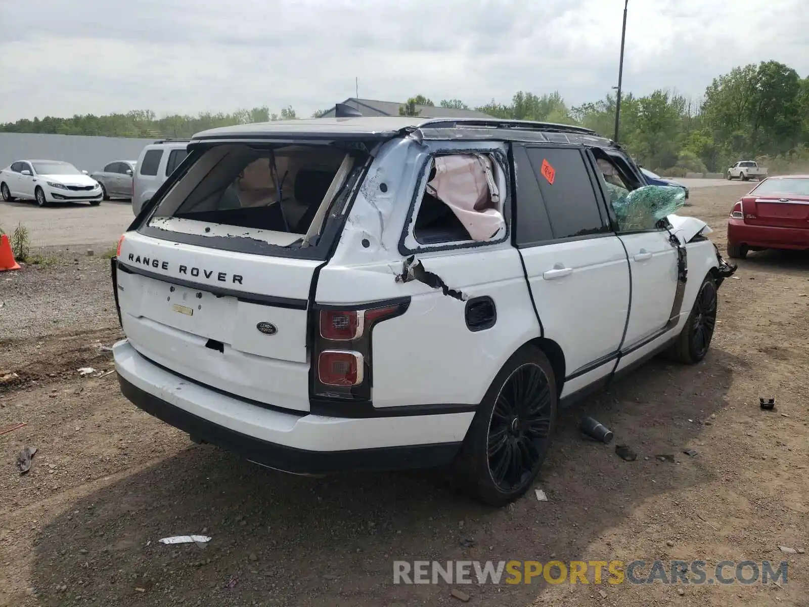 4 Photograph of a damaged car SALGS2SV7KA517914 LAND ROVER RANGEROVER 2019