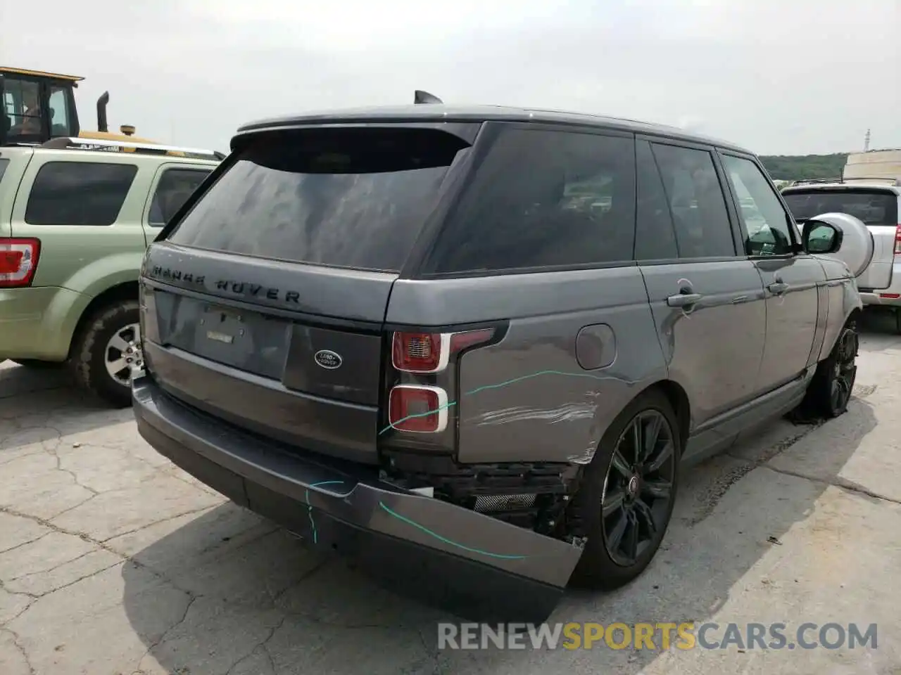 4 Photograph of a damaged car SALGS2SV7KA553330 LAND ROVER RANGEROVER 2019