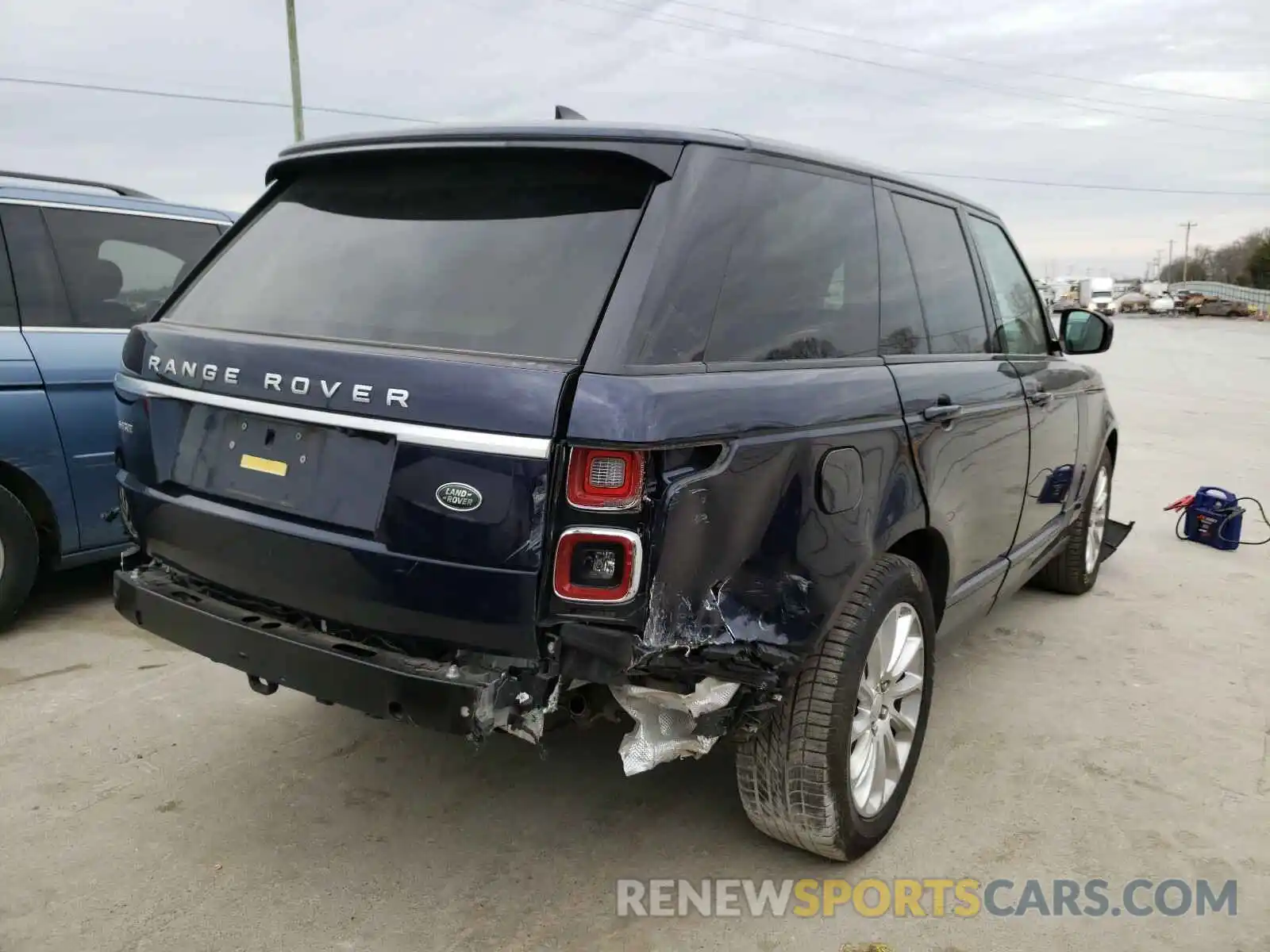 4 Фотография поврежденного автомобиля SALGS2SV8KA523432 LAND ROVER RANGEROVER 2019