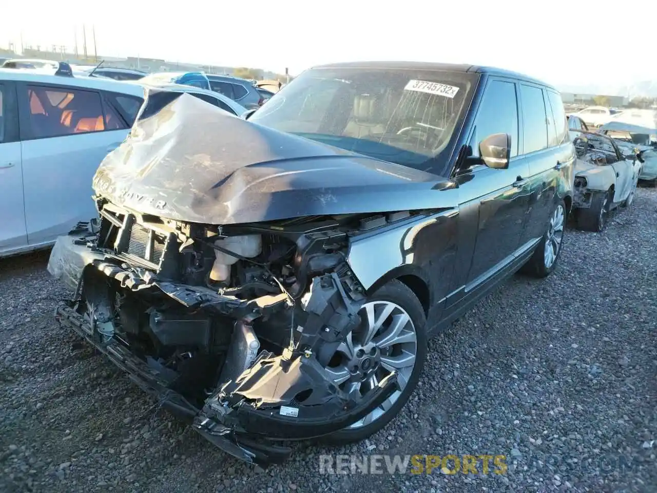 2 Photograph of a damaged car SALGS2SV8KA523897 LAND ROVER RANGEROVER 2019