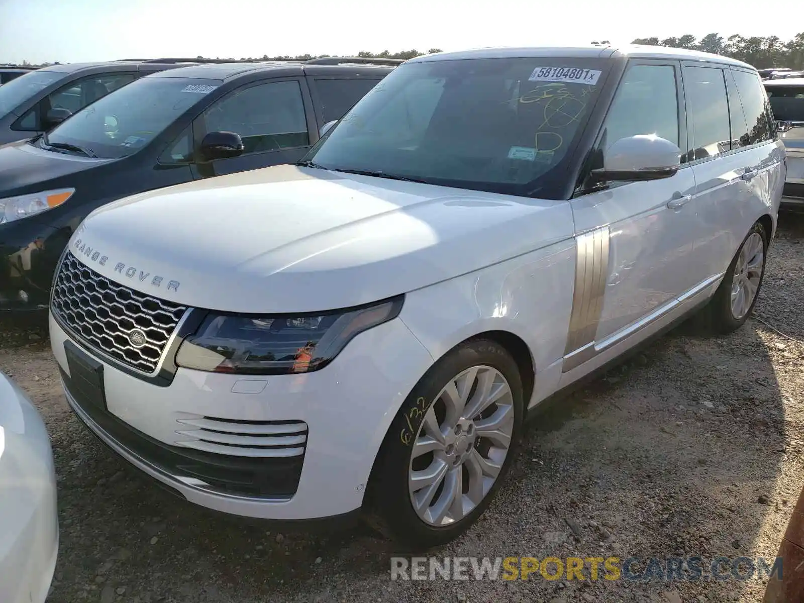 2 Фотография поврежденного автомобиля SALGS2SV8KA540800 LAND ROVER RANGEROVER 2019