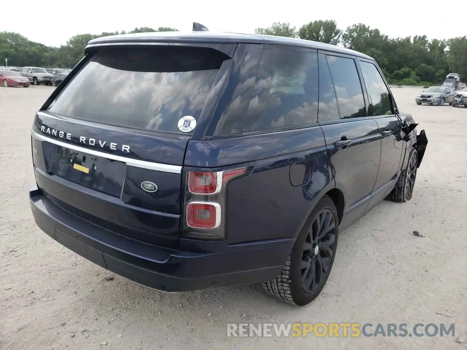 4 Фотография поврежденного автомобиля SALGS2SV8KA544376 LAND ROVER RANGEROVER 2019