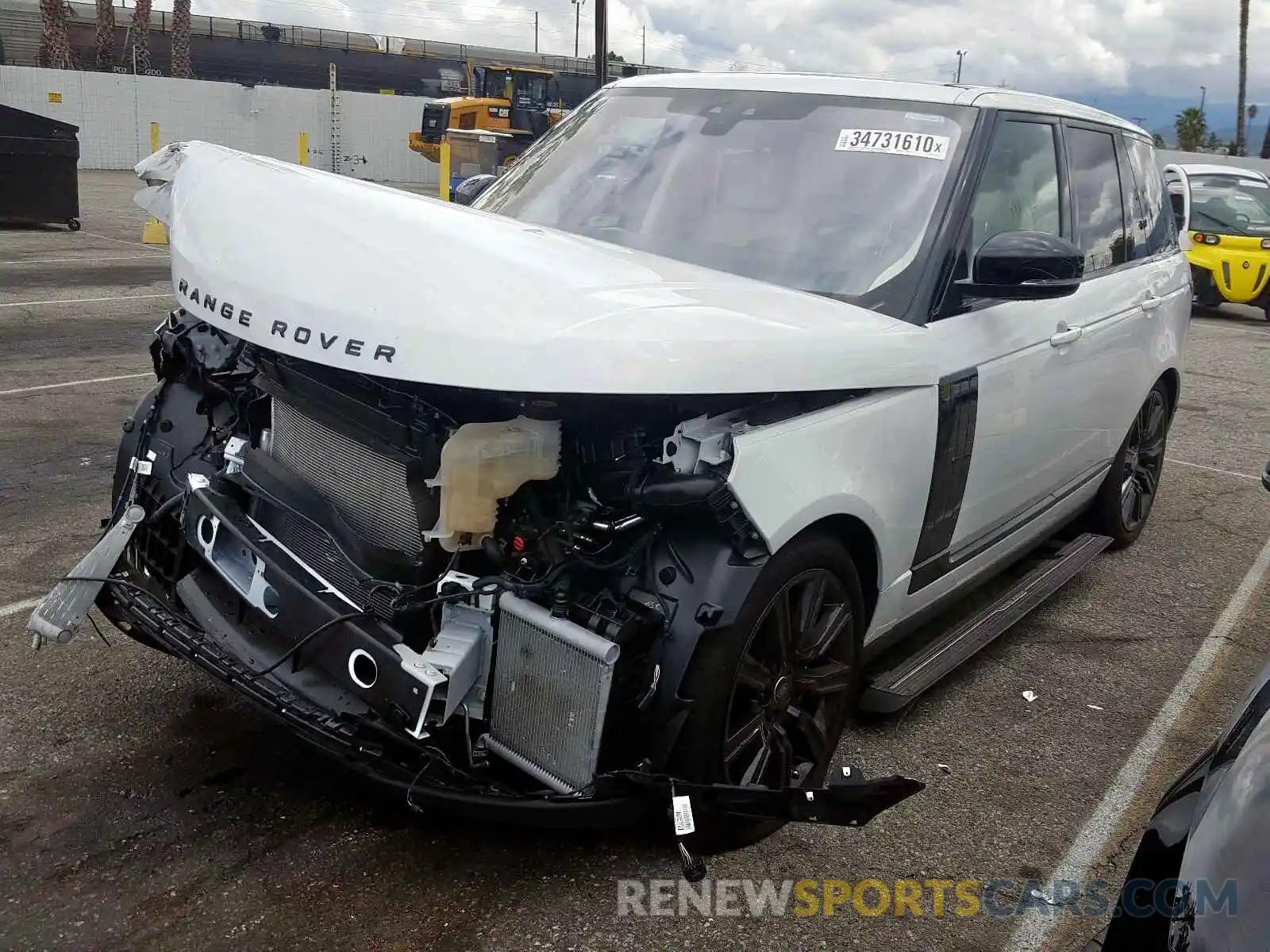 2 Photograph of a damaged car SALGS2SV8KA549125 LAND ROVER RANGEROVER 2019