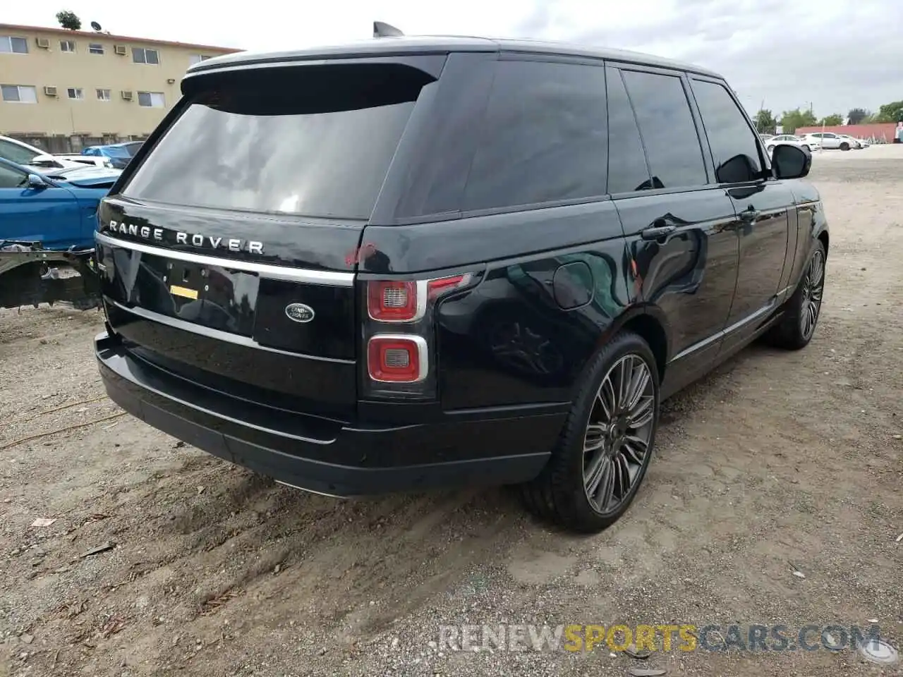 4 Фотография поврежденного автомобиля SALGS2SV8KA556429 LAND ROVER RANGEROVER 2019