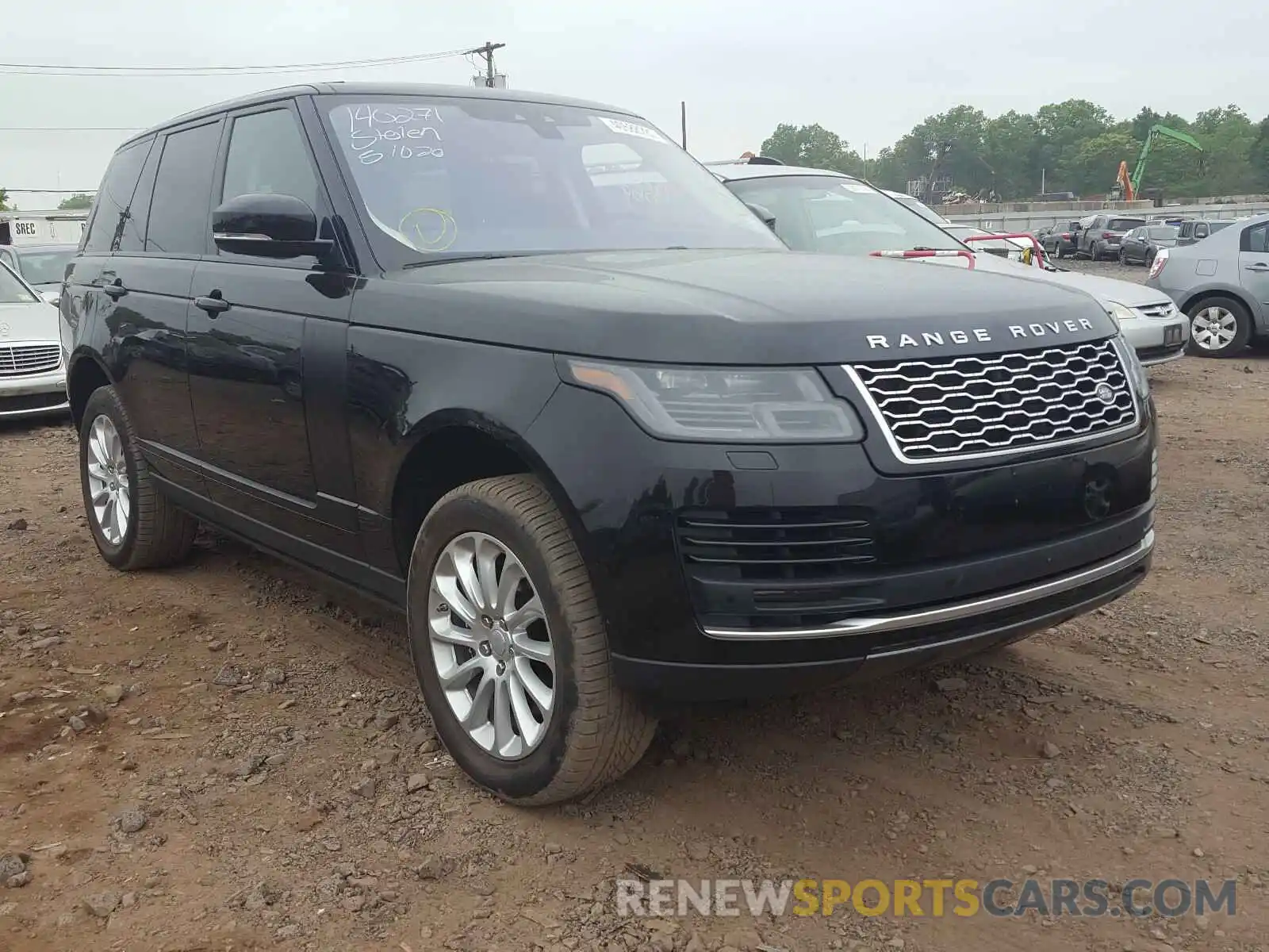 1 Photograph of a damaged car SALGS2SV9KA544452 LAND ROVER RANGEROVER 2019