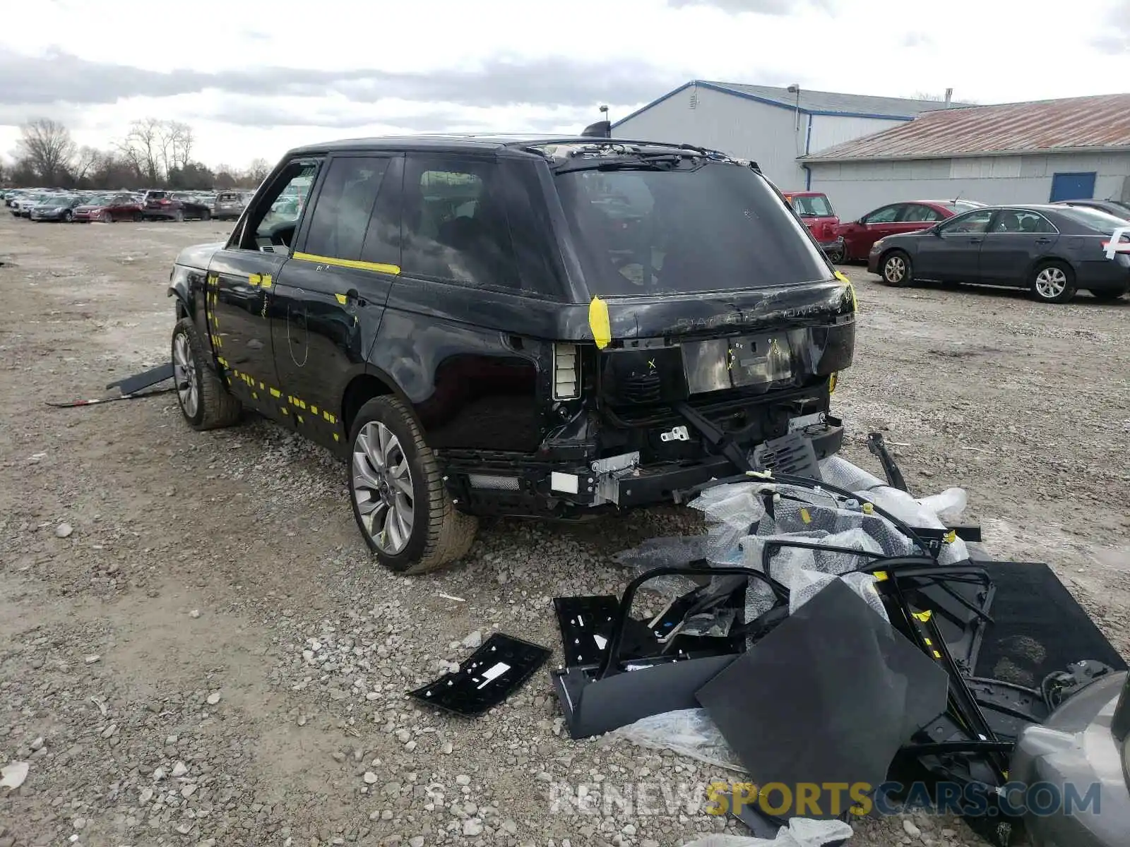 3 Photograph of a damaged car SALGS2SVXKA523898 LAND ROVER RANGEROVER 2019