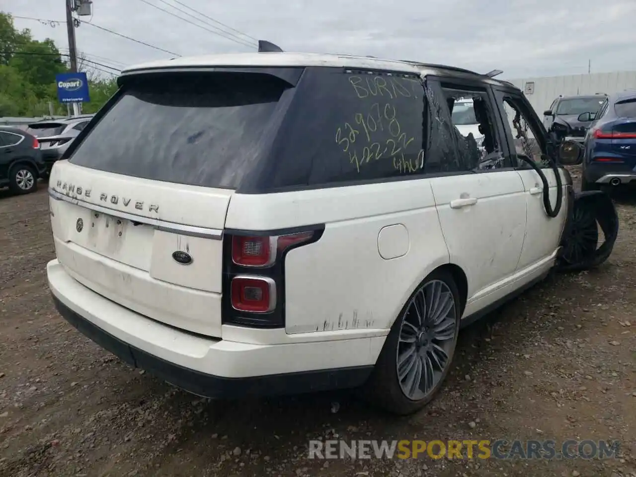 4 Photograph of a damaged car SALGS2SVXKA525697 LAND ROVER RANGEROVER 2019