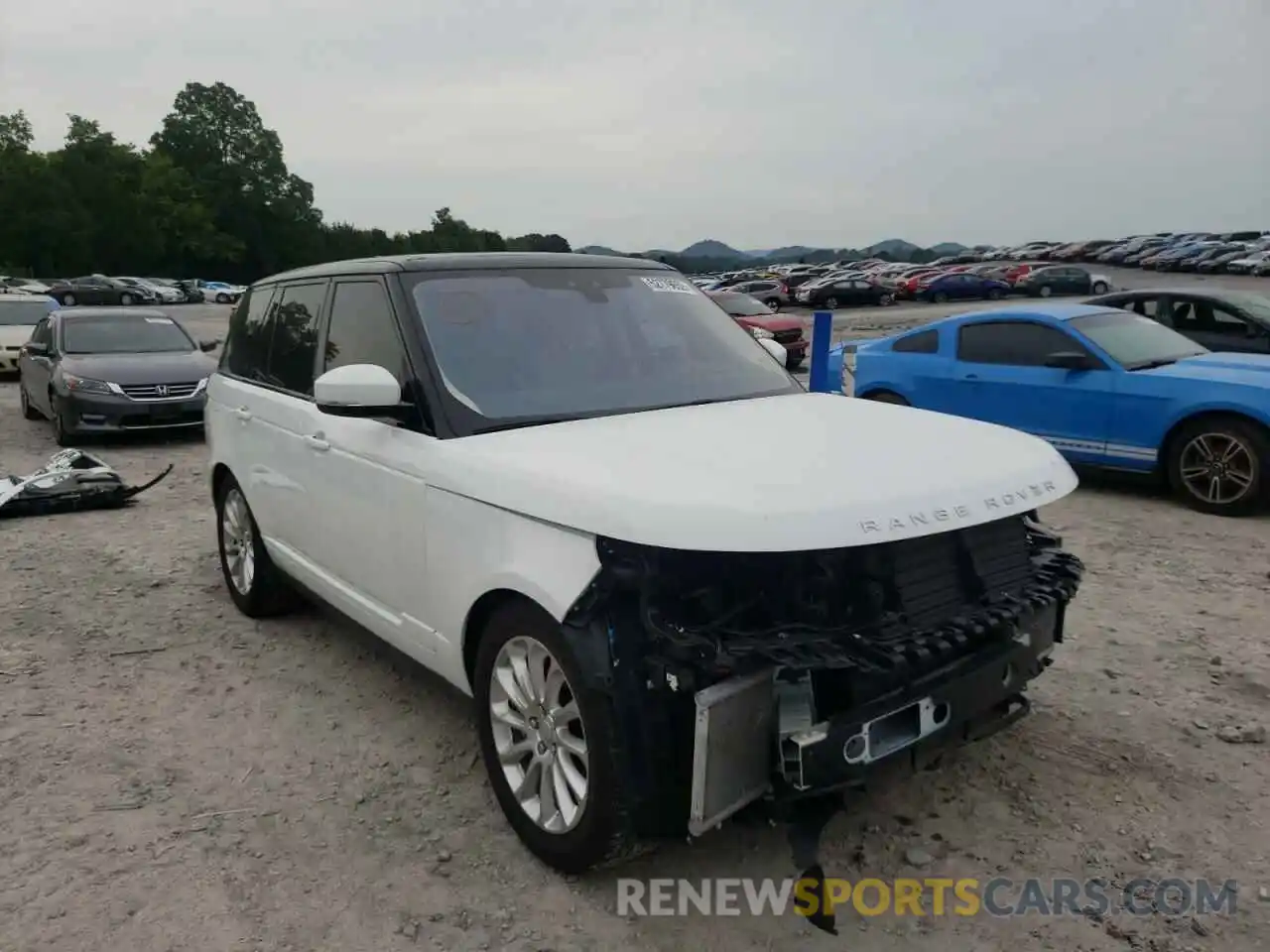 1 Photograph of a damaged car SALGS2SVXKA525893 LAND ROVER RANGEROVER 2019