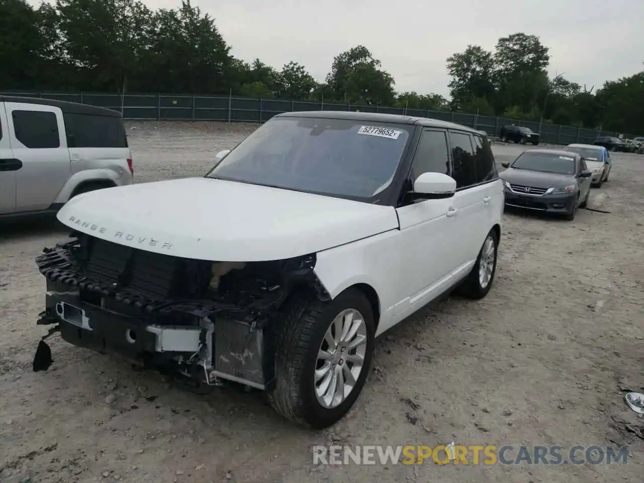 2 Photograph of a damaged car SALGS2SVXKA525893 LAND ROVER RANGEROVER 2019