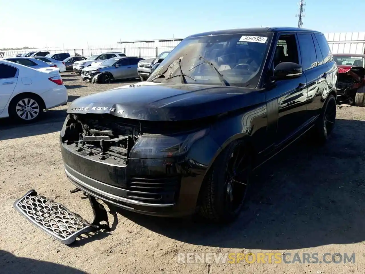 2 Фотография поврежденного автомобиля SALGS2SVXKA527823 LAND ROVER RANGEROVER 2019