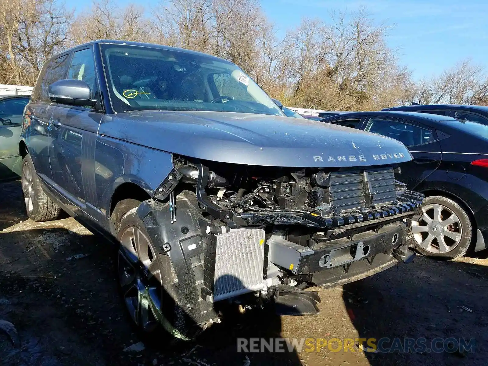 1 Photograph of a damaged car SALGS2SVXKA547828 LAND ROVER RANGEROVER 2019