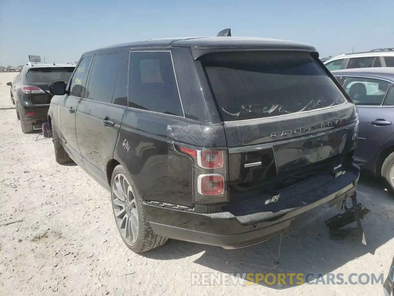 3 Фотография поврежденного автомобиля SALGS5RE4KA546648 LAND ROVER RANGEROVER 2019