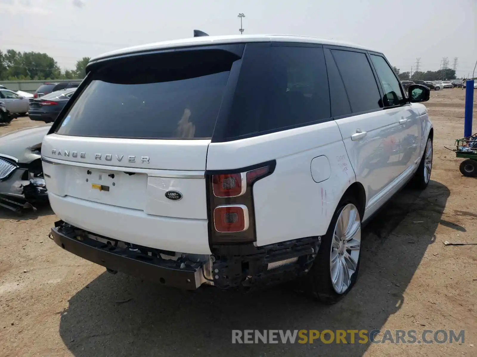 4 Фотография поврежденного автомобиля SALGS5RE7KA551441 LAND ROVER RANGEROVER 2019