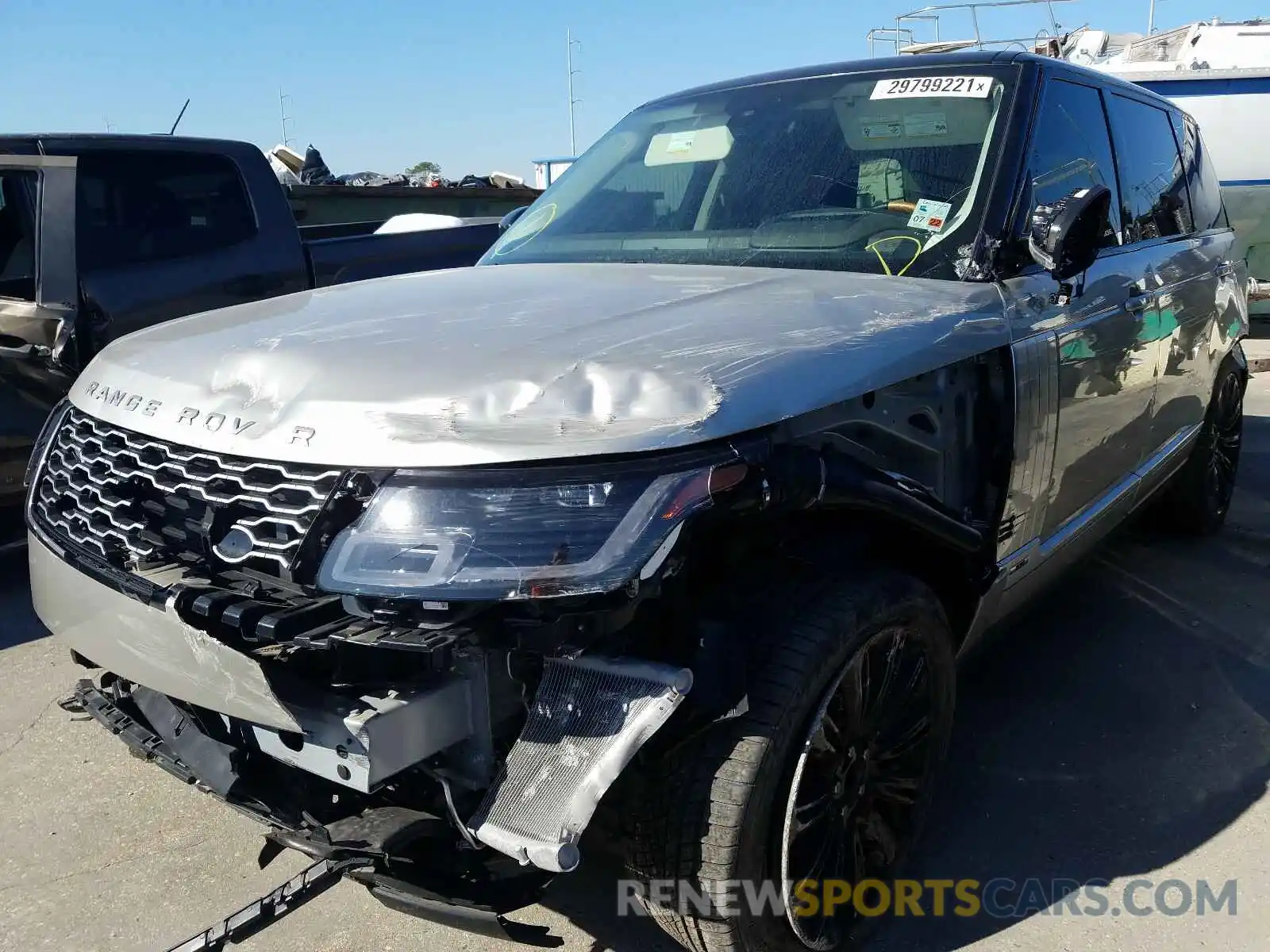 2 Photograph of a damaged car SALGS5RE9KA534298 LAND ROVER RANGEROVER 2019