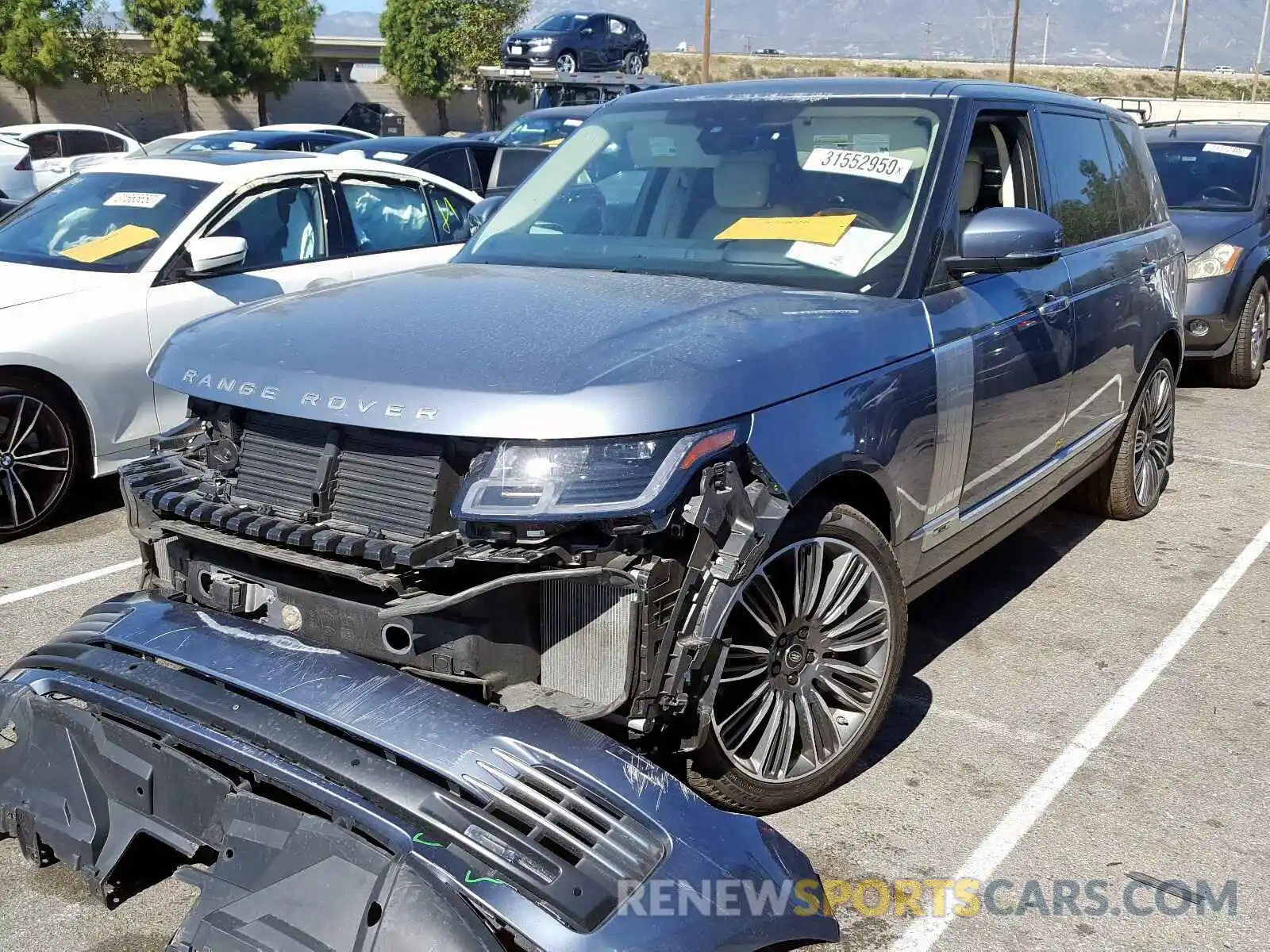 2 Фотография поврежденного автомобиля SALGV5RE6KA526926 LAND ROVER RANGEROVER 2019