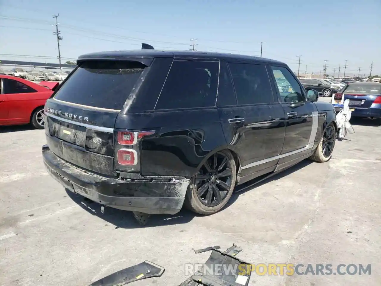 4 Фотография поврежденного автомобиля SALGV5RE9KA539993 LAND ROVER RANGEROVER 2019