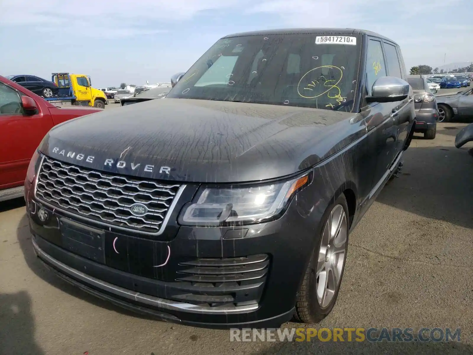 2 Фотография поврежденного автомобиля SALGV5REXKA543888 LAND ROVER RANGEROVER 2019